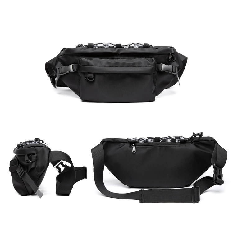 กระเป๋าคาดเอว/คาดอก Oxford กันน้ำ ดีไซน์เท่ จุ iPad ได้ พร้อมลุยทุกทริป! - Image 4