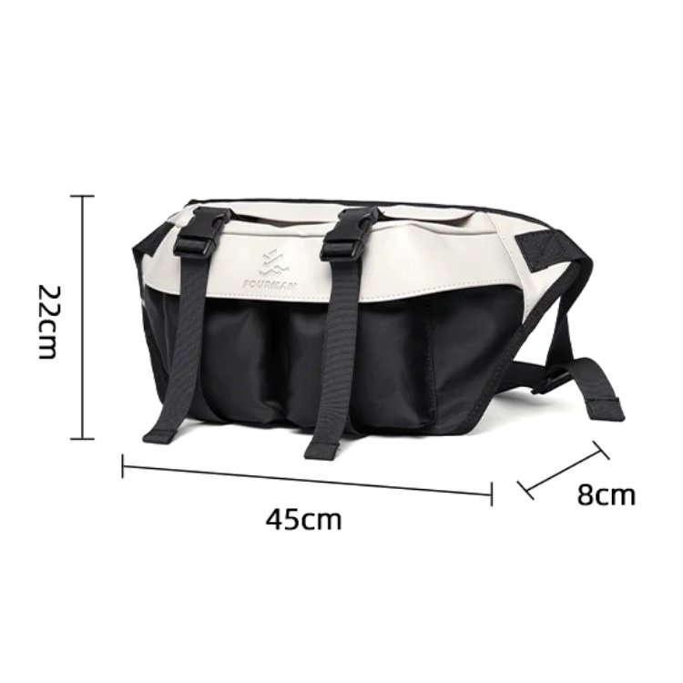 กระเป๋าสะพายข้างสไตล์ญี่ปุ่น กันน้ำ จุ iPad ได้ พร้อมลุยทุกวัน เบา สบาย! - Image 3