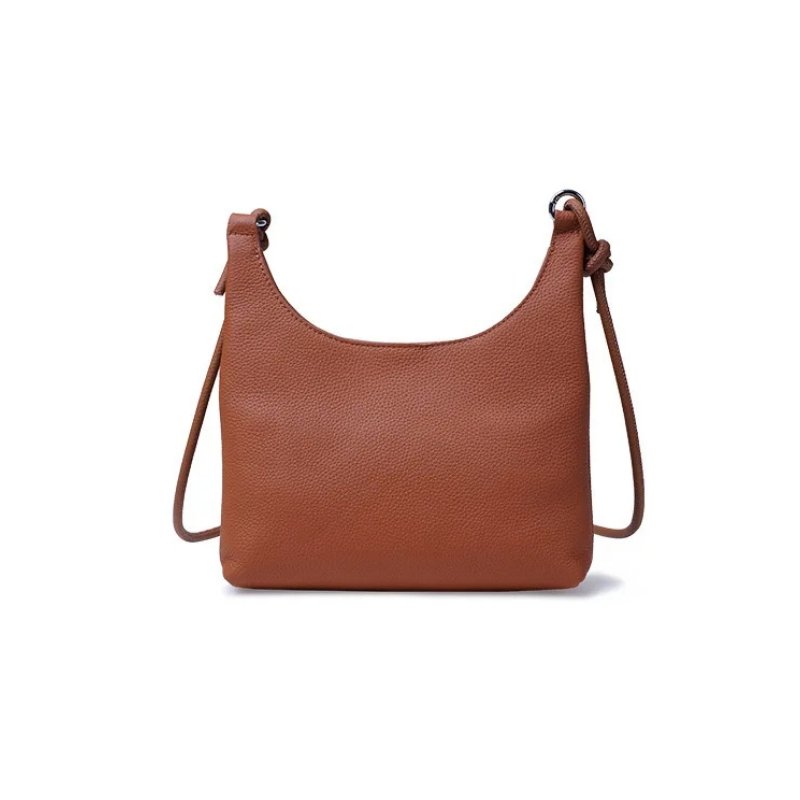 กระเป๋าสะพายข้างหนังวัวแท้ Hobo ลายตาราง ดีไซน์น่ารัก พกพาสะดวก! - Image 3