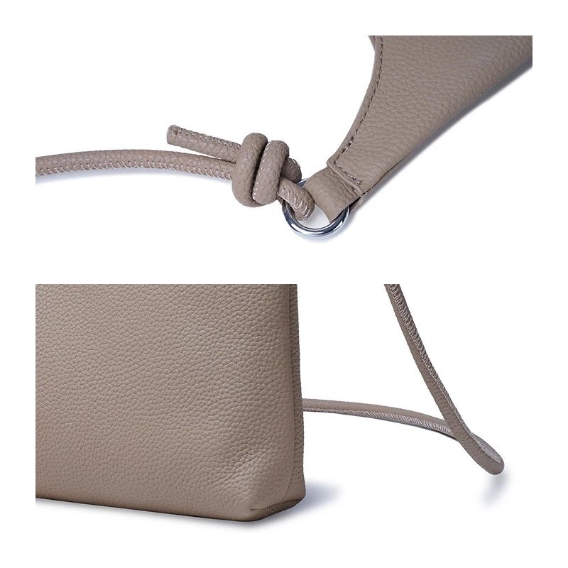 กระเป๋าสะพายข้างหนังวัวแท้ Hobo ลายตาราง ดีไซน์น่ารัก พกพาสะดวก! - Image 9