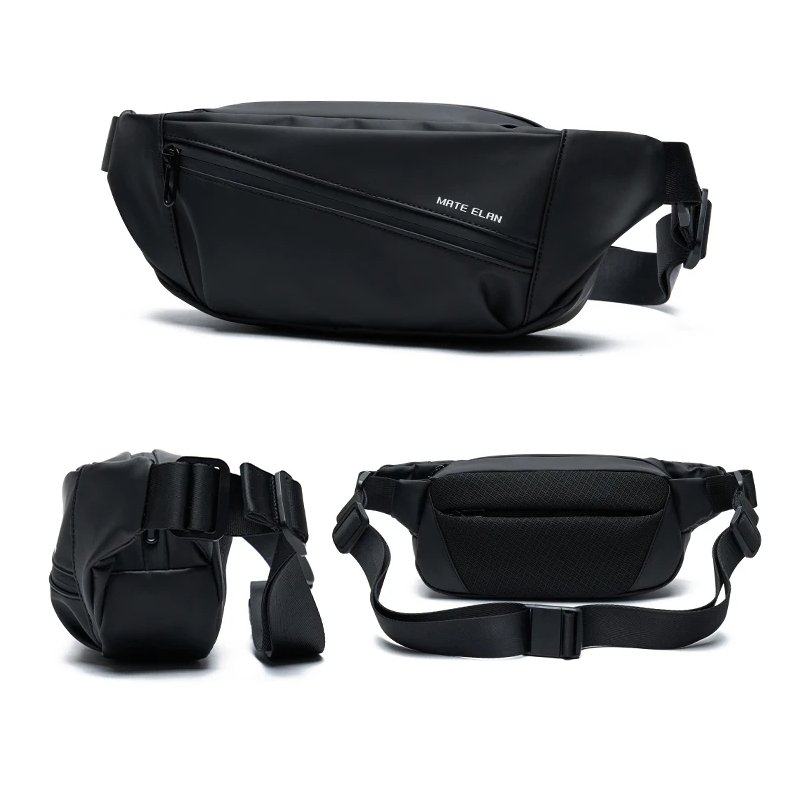 กระเป๋าคาดเอว/คาดอกกันน้ำ ดีไซน์แฟชั่น พร้อมหัวเข็มขัดแม่เหล็ก จุ iPad 7.9 นิ้วได้! - Image 2