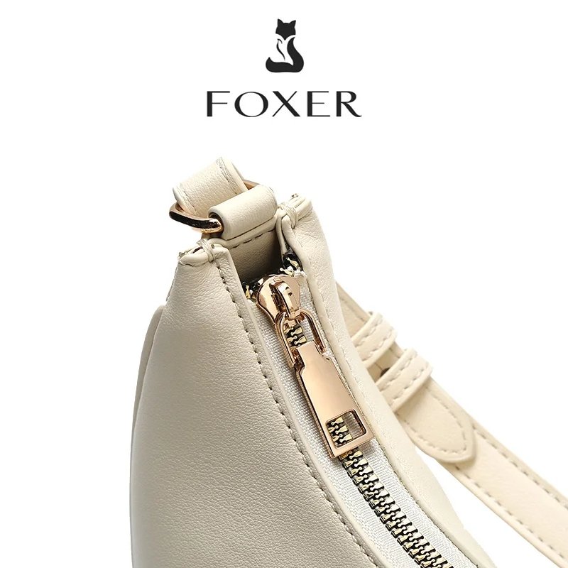 กระเป๋าสะพายข้างดีไซน์ Half-Moon สุดชิก วัสดุ PU นุ่ม น้ำหนักเบา! - Image 4