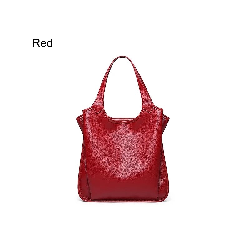 กระเป๋าสะพายหนังวัวแท้ขนาดใหญ่ ดีไซน์แฟชั่น พร้อม 3 ช่องจุใจ! - Image 12