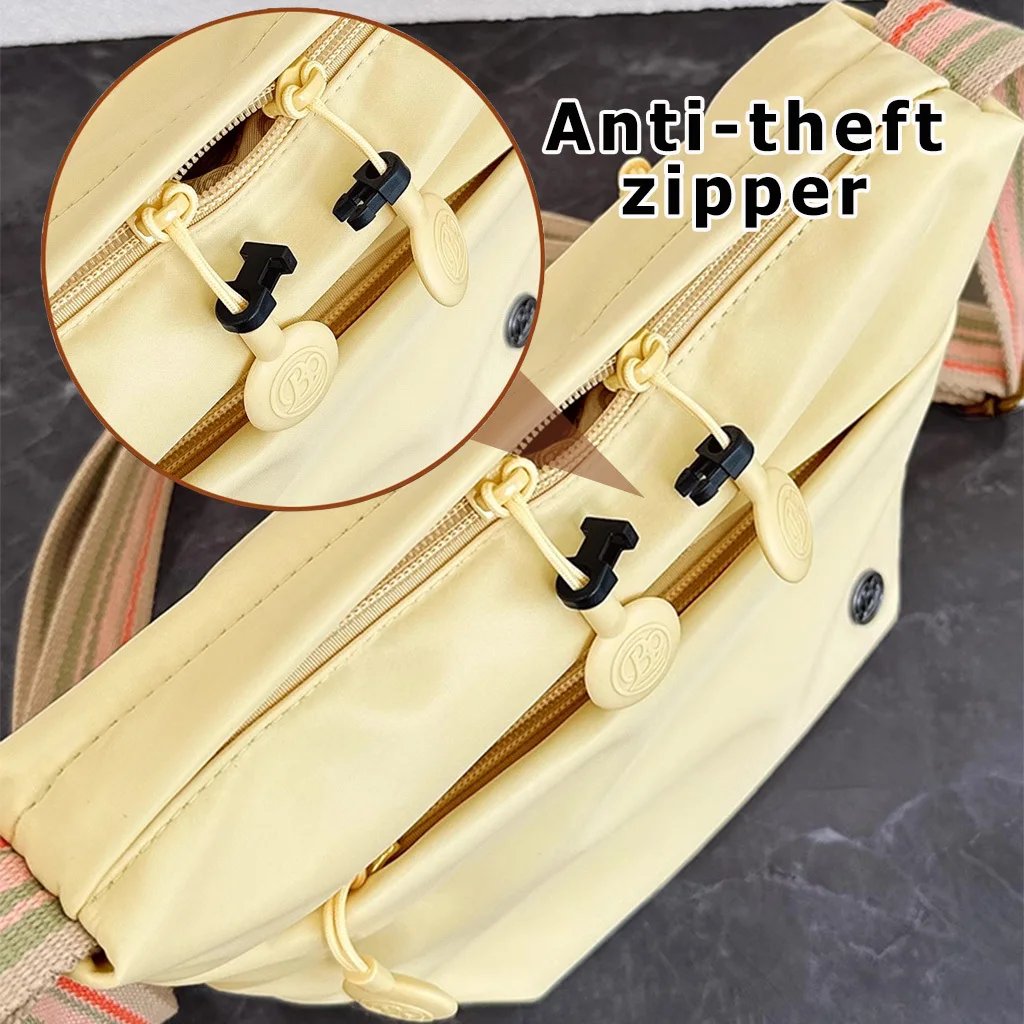 กระเป๋าสะพายข้างไนลอนน้ำหนักเบา ดีไซน์ Barrel-shaped สุดเก๋ คู่ใจทุกไลฟ์สไตล์! - Image 4