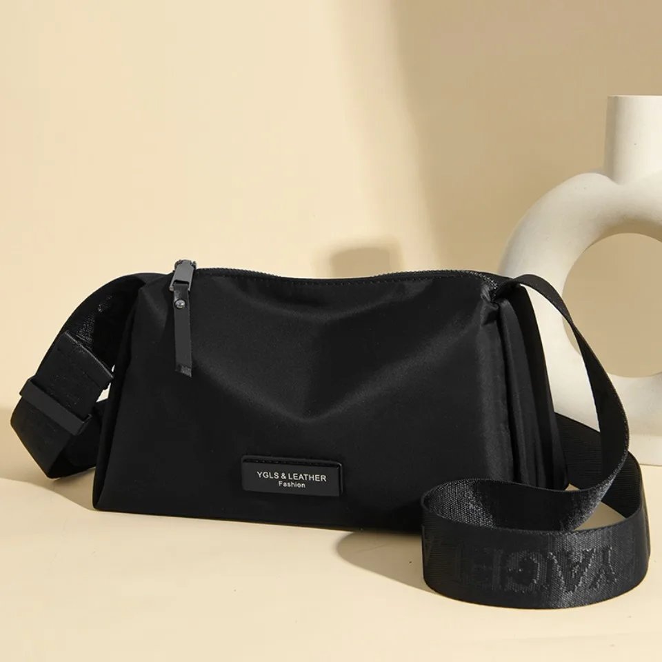 กระเป๋าสะพายข้างผ้า Oxford ดีไซน์สปอร์ต น้ำหนักเบา สายสะพายกว้าง สะดวกสบายทุกการใช้งาน! - Image 2