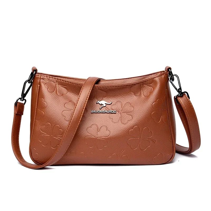 กระเป๋าสะพายข้างดีไซน์ Hobo หนัง PU คุณภาพสูง สวยหรู จุของได้เยอะ เหมาะทุกโอกาส!