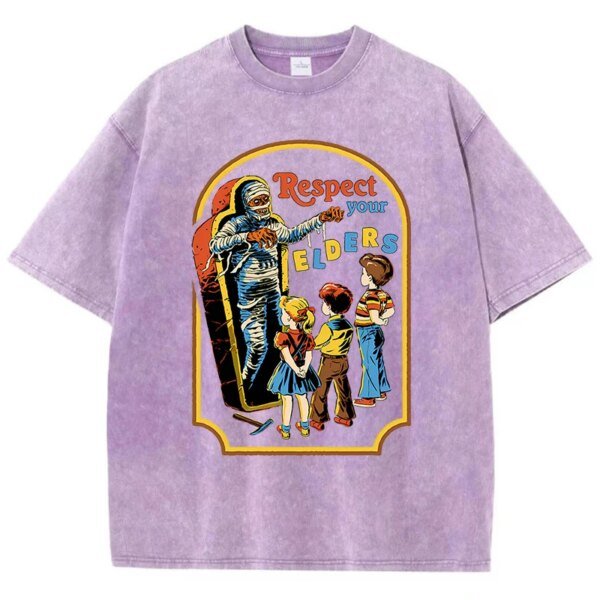 เสื้อยืดผ้าฝ้ายลายตลกสำหรับคุณแม่ สไตล์วินเทจ ใส่สบาย ระบายอากาศดีเยี่ยม พร้อมมอบความสนุกและเอกลักษณ์ไม่ซ้ำใคร