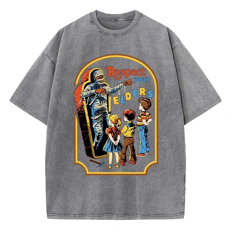 เสื้อยืดผ้าฝ้ายลายตลกสำหรับคุณแม่ สไตล์วินเทจ ใส่สบาย ระบายอากาศดีเยี่ยม พร้อมมอบความสนุกและเอกลักษณ์ไม่ซ้ำใคร - Image 4