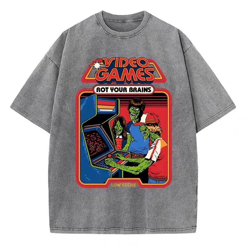 เสื้อยืดสไตล์วินเทจผ้าฝ้าย 100% ระบายอากาศดี สวมใส่สบาย เหมาะสำหรับทุกเพศทุกวัย ให้คุณได้ลุคที่โดดเด่นไม่เหมือนใคร - Image 5