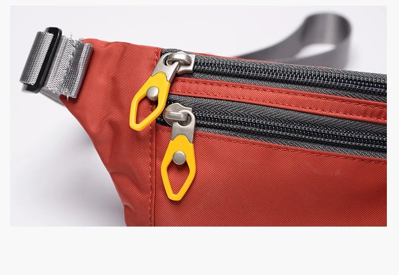 Fouvor เอวเล็กแพ็ค 2025 ผ้าใบไนลอนกันน้ํา Fanny Pack กีฬาสบายๆคุณภาพสูง Crossbody กระเป๋า Unisex 2750-01