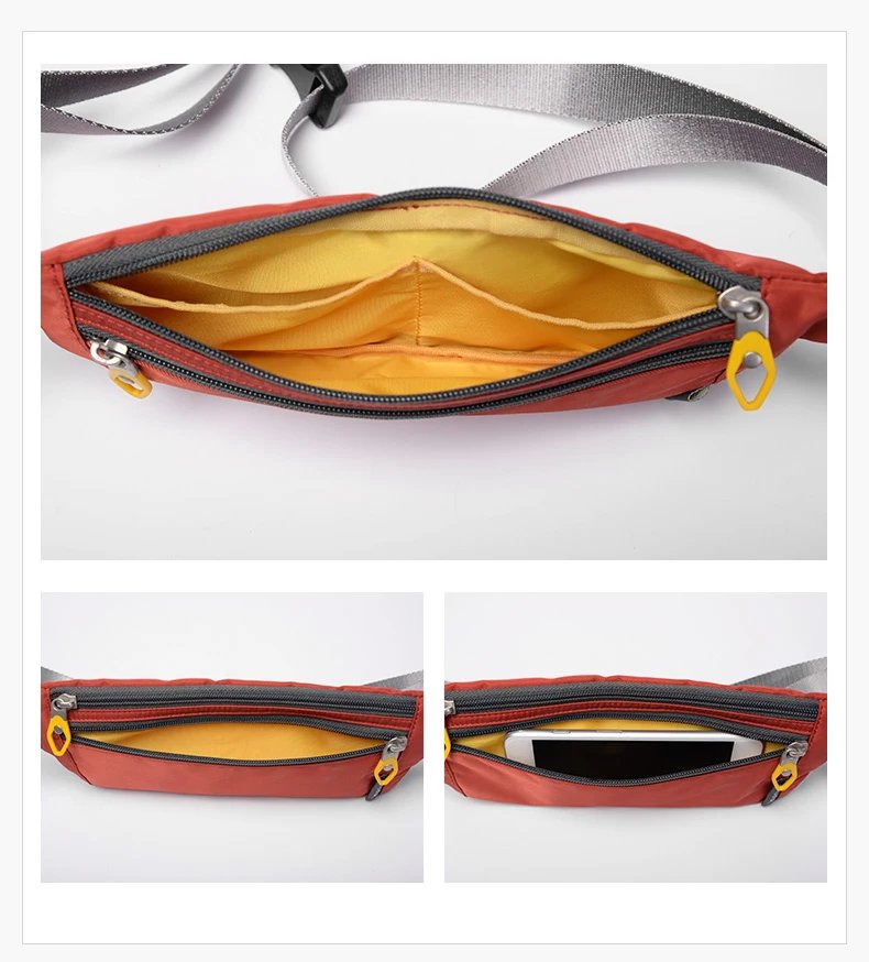 Fouvor เอวเล็กแพ็ค 2025 ผ้าใบไนลอนกันน้ํา Fanny Pack กีฬาสบายๆคุณภาพสูง Crossbody กระเป๋า Unisex 2750-01