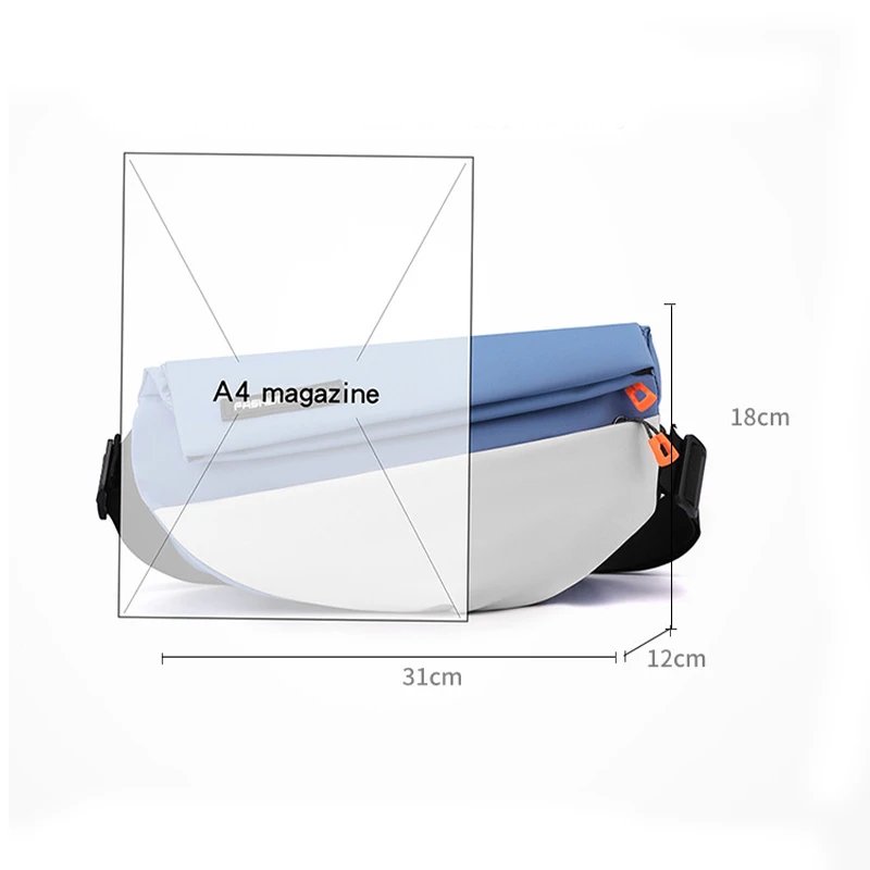 กระเป๋าคาดอกดีไซน์แฟชั่น จุของได้เยอะ กันน้ำ ป้องกันการโจรกรรม เหมาะสำหรับทุกเพศทุกวัย มอบความสะดวกสบายและปลอดภัยในทุกวัน - Image 5