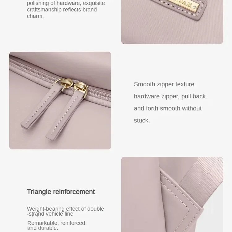 กระเป๋าเป้สะพายหลังดีไซน์หรูหรา กันน้ำได้ จุโน้ตบุ๊ก 15.6 นิ้ว ป้องกันการโจรกรรม เหมาะสำหรับผู้หญิงยุคใหม่ มอบความสบายและปลอดภัยในการเดินทาง กระเป๋าเป้สะพายหลังดีไซน์หรูหรา กันน้ำได้ จุโน้ตบุ๊ก 15.6 นิ้ว ป้องกันการโจรกรรม เหมาะสำหรับผู้หญิงยุคใหม่ มอบความสบายและปลอดภัยในการเดินทาง