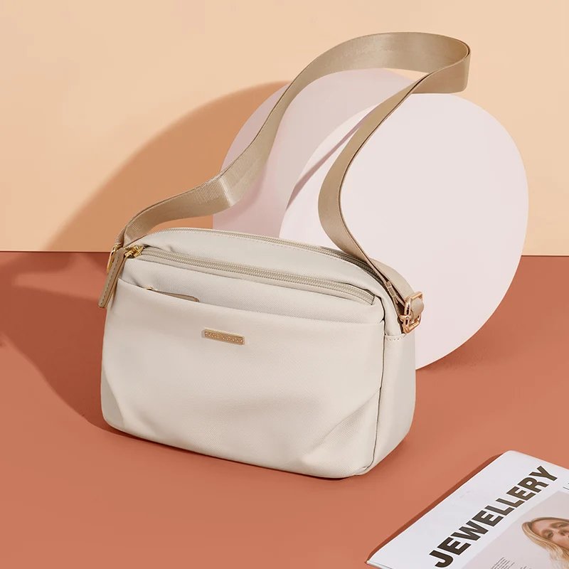 กระเป๋าสะพายข้างสำหรับผู้หญิง กันน้ำ น้ำหนักเบา ดีไซน์แฟชั่น ช่องเยอะ เหมาะกับการใช้งานหลากหลาย มอบความคล่องตัวและดูดีในทุกวัน - Image 6