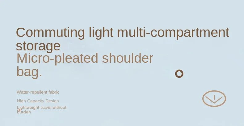 กระเป๋าสะพายข้างสำหรับผู้หญิง กันน้ำ น้ำหนักเบา ดีไซน์แฟชั่น ช่องเยอะ เหมาะกับการใช้งานหลากหลาย มอบความคล่องตัวและดูดีในทุกวัน